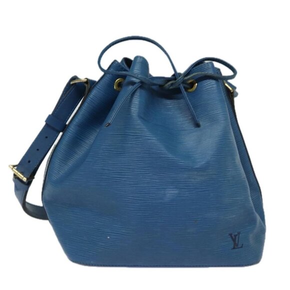 LOUIS VUITTON Epi Petit Noe Shoulder Bag Blue M44105 LV Auth 79999 - Picture 1 of 16